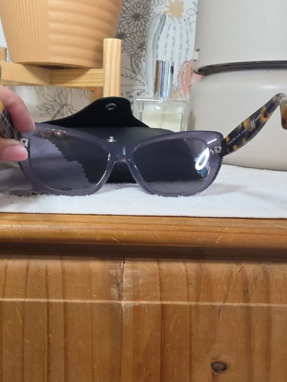 Ralph Lauren Lavender-Purple Oversized Women's Sunglasses